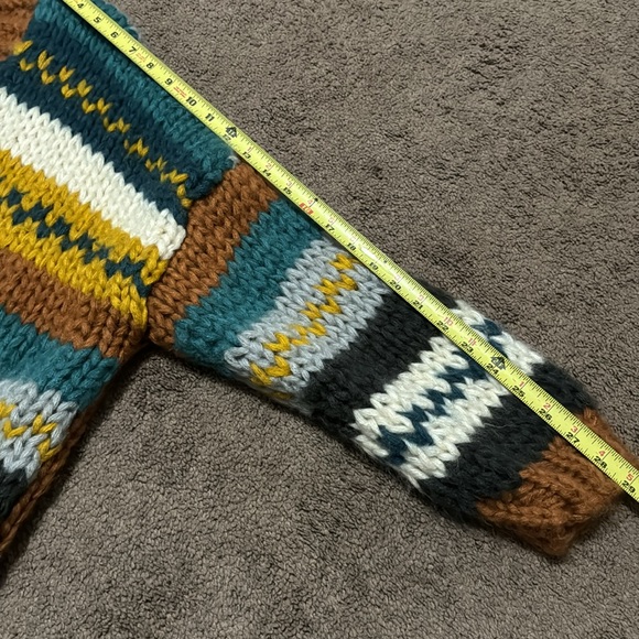 Wishlist brand Handmade Open Front-OSFM-Chunky Knit-Multi Stripe - Picture 14 of 16